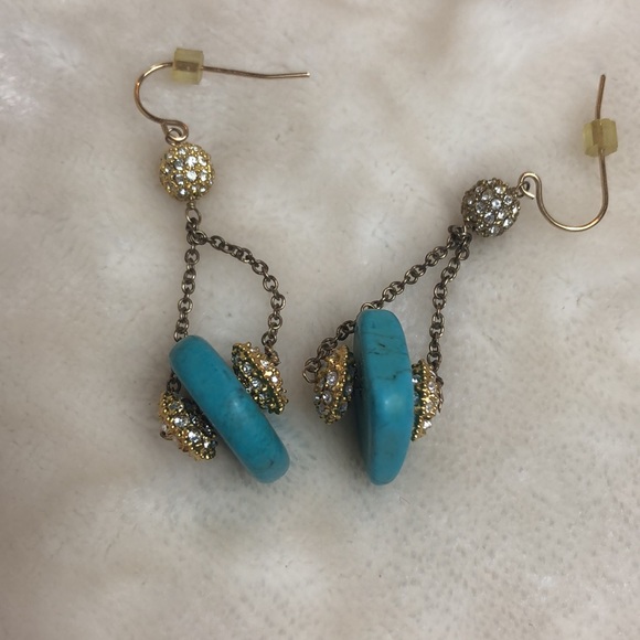 Nordstrom Turquoise Drop Earrings - Picture 3 of 6